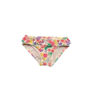 Colorful Under the Sea Print Ruffled Mini Boden Girls Bathing Suit Bottoms